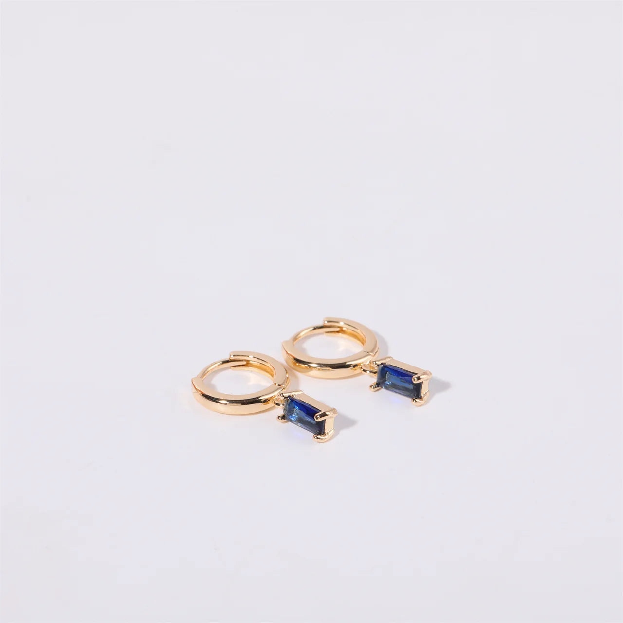 Aria Birthstone Huggies Earrings