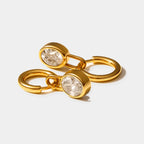 Crystal Lock Earrings