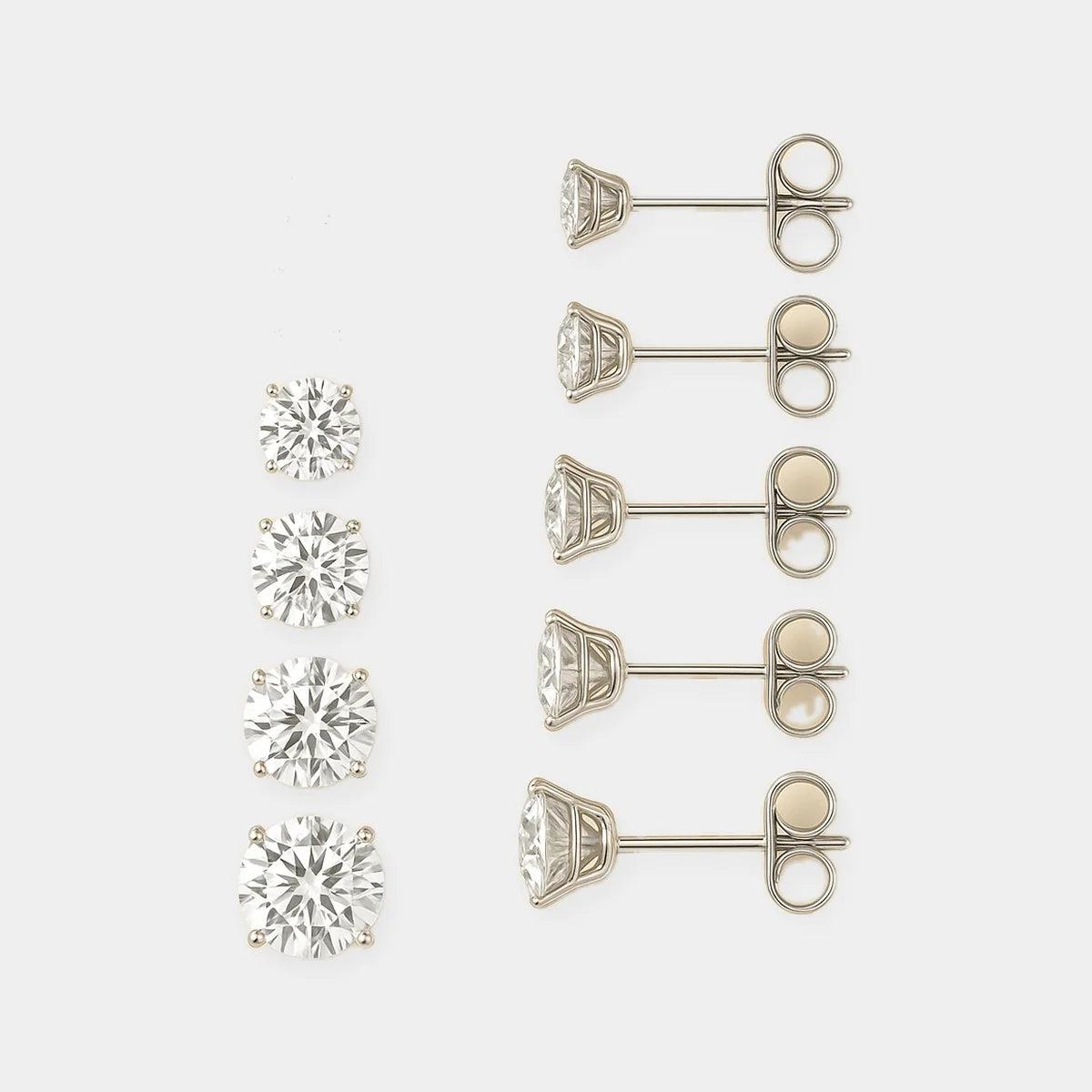 Celestia Stud Set (Set of 5 Pairs)