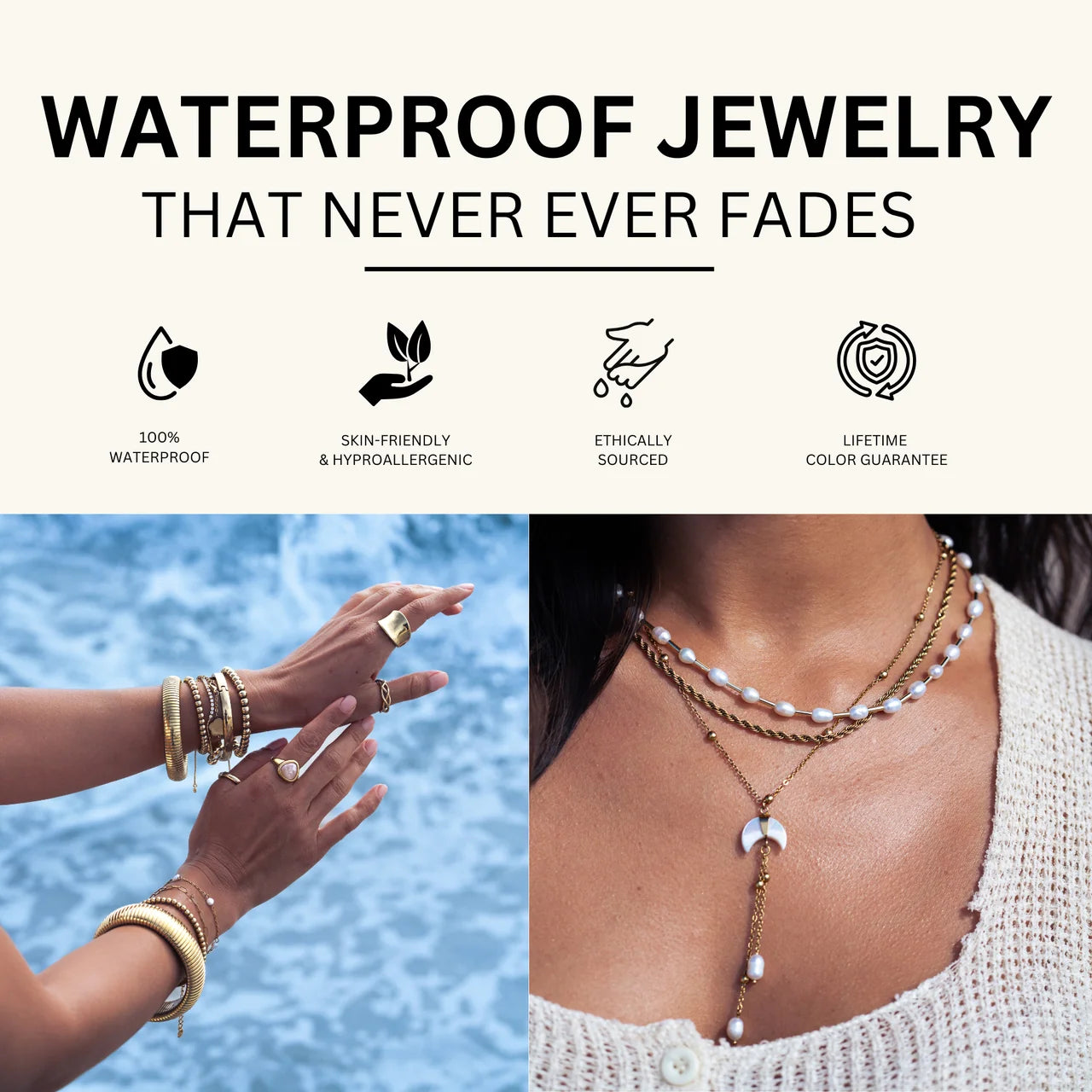 Valérie Crystal Hand Chain