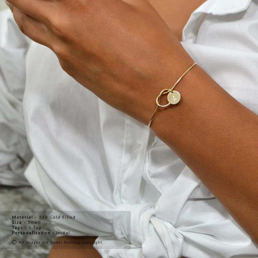 Vivienne Infinity Bangle Bracelet