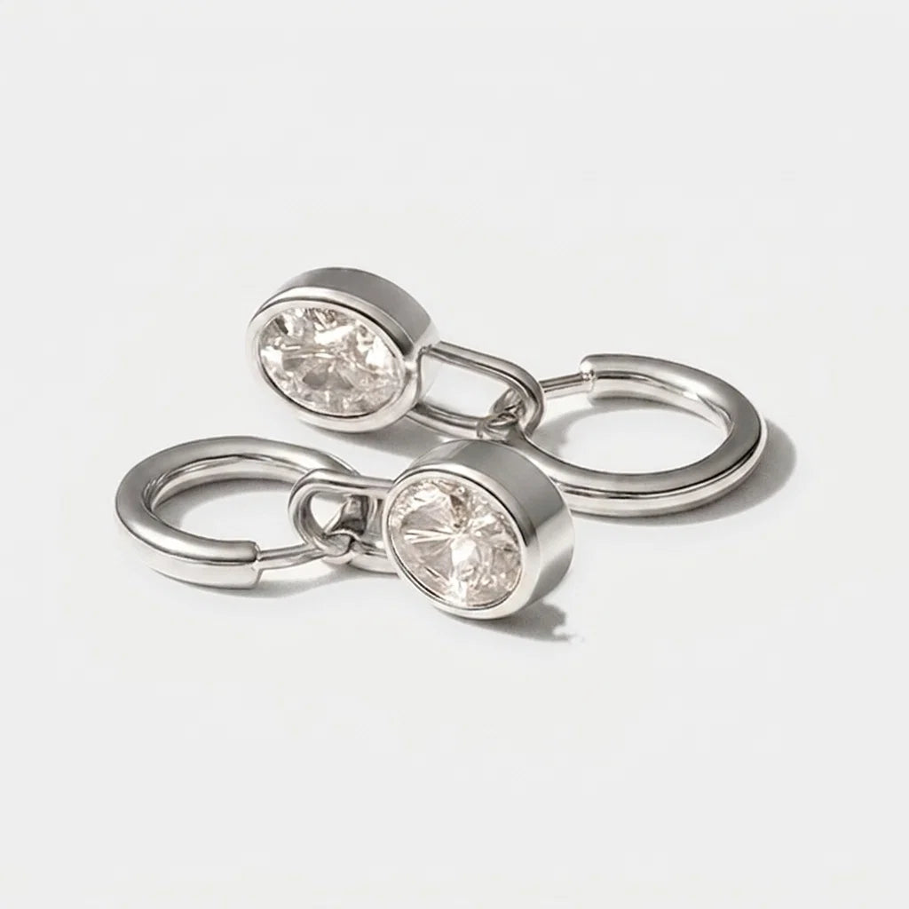 Crystal Lock Earrings