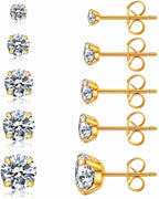 Celestia Stud Set (Set of 5 Pairs)