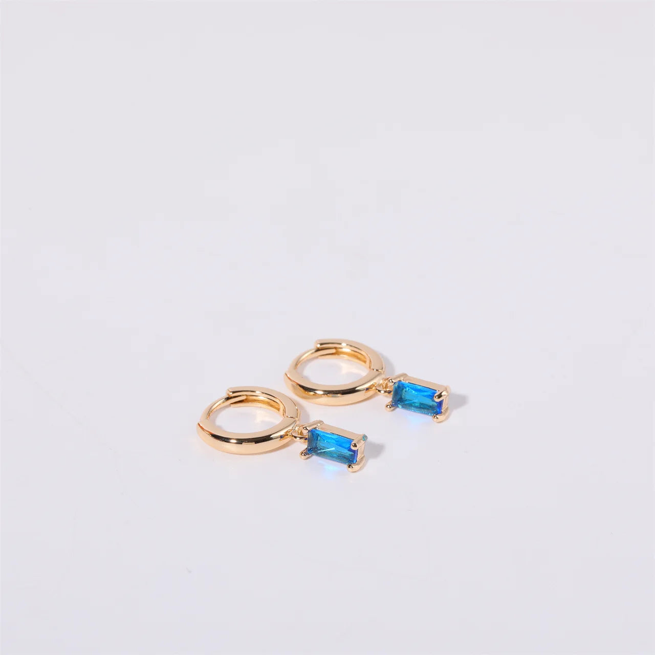 Aria Birthstone Huggies Earrings