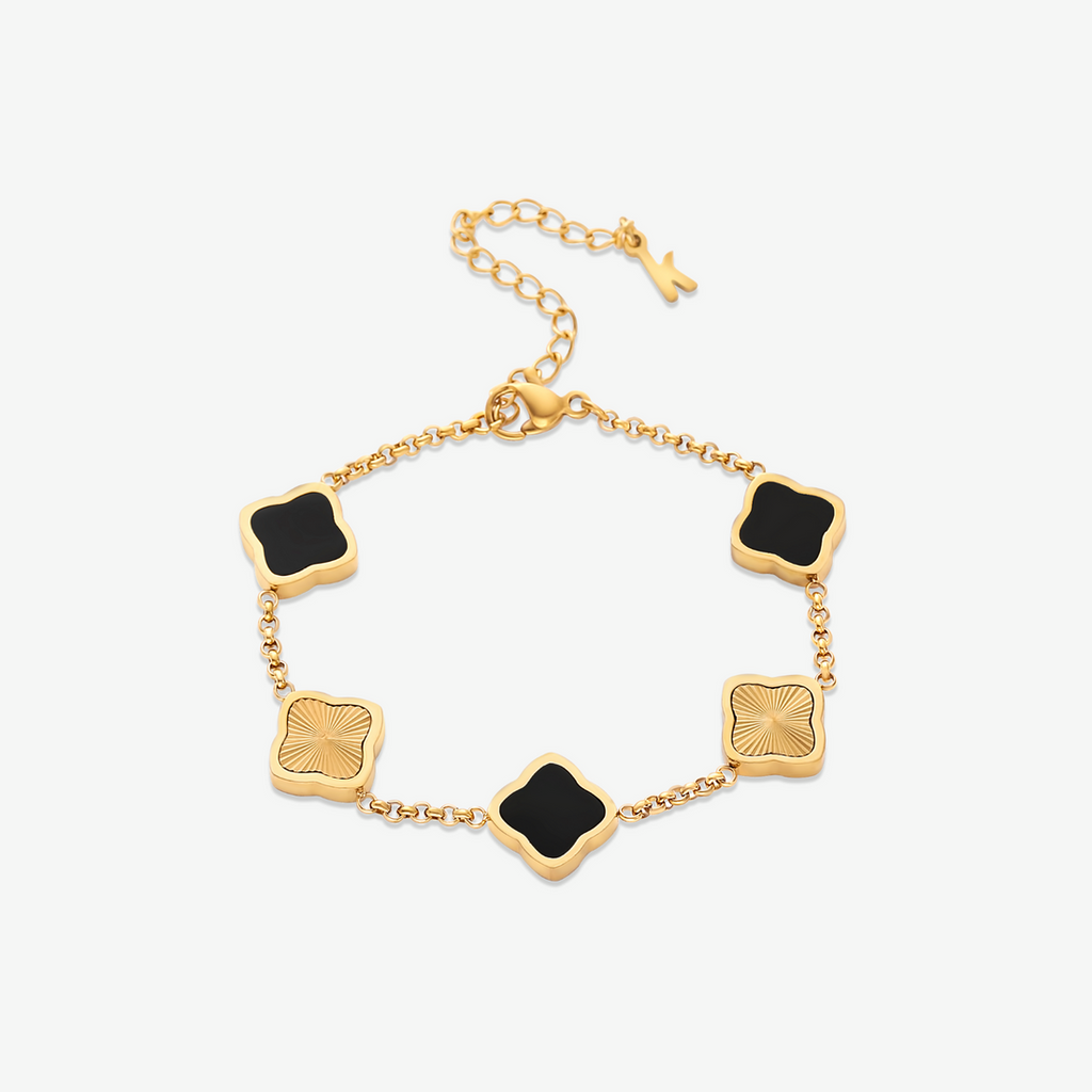 Celine Clover Bracelet - Red